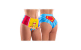 Mememe Lingerie Comics Wonder Girl Hi-Briefs Womens Underwear G-Strings, Panties and Shorts